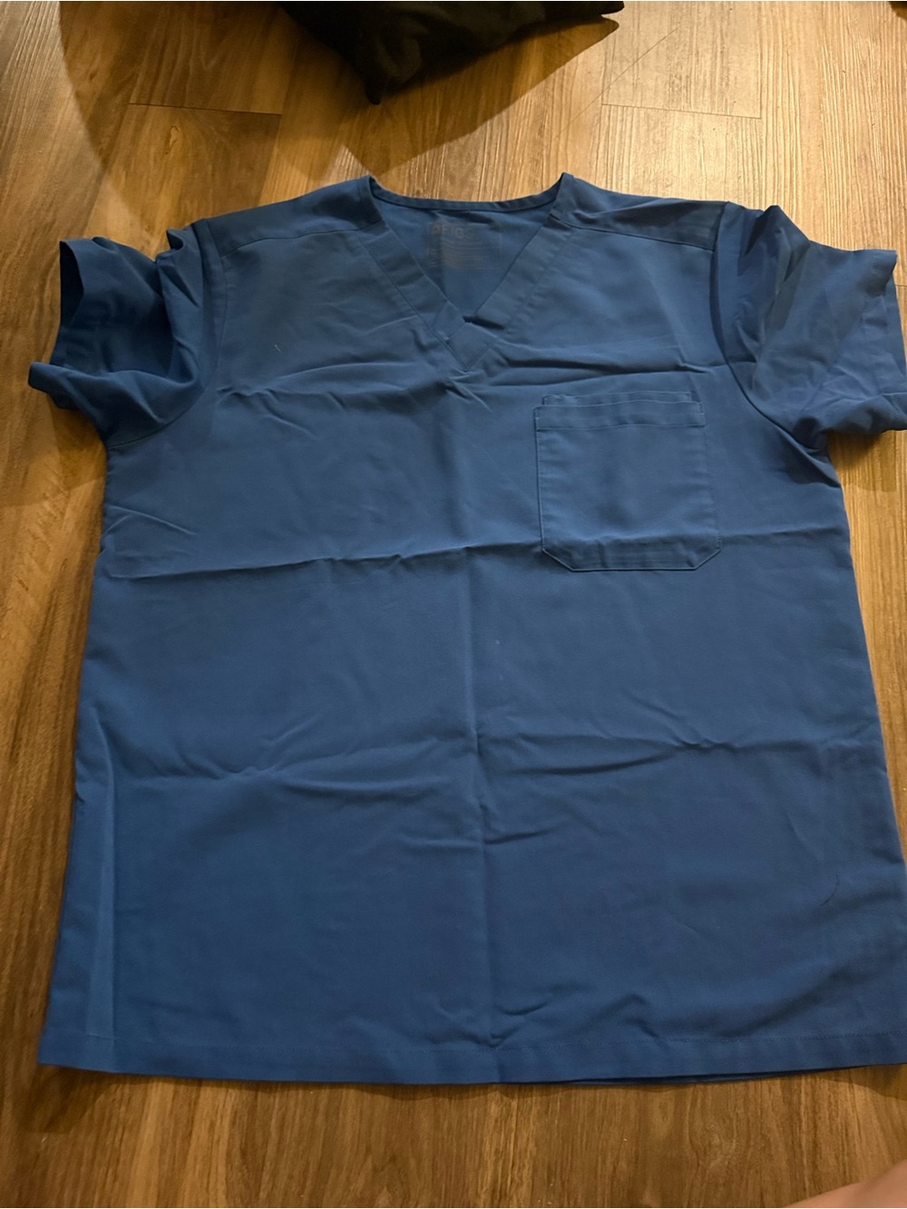 Figs blue scrub top
